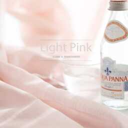 Light Pink Linen Look Sheer Curtains, Voile Drapery Window Sheers, Sheers Custom - thumbnail 2