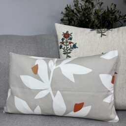 Scandinavian Style Leaf Trail Cotton Cushion Cover - Contemporary Sofa Or Bed Pillow John Lewis Lula Fabric - thumbnail 4