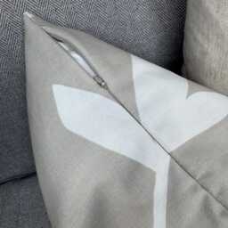 Scandinavian Style Leaf Trail Cotton Cushion Cover - Contemporary Sofa Or Bed Pillow John Lewis Lula Fabric - thumbnail 3