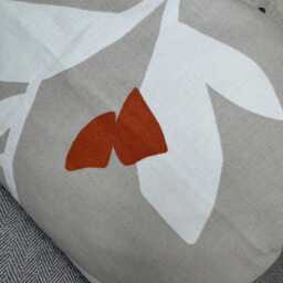 Scandinavian Style Leaf Trail Cotton Cushion Cover - Contemporary Sofa Or Bed Pillow John Lewis Lula Fabric - thumbnail 2