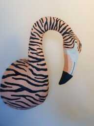 Paper M??ch?? Flamingo Zebra, Ziggy