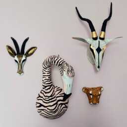 Paper M??ch?? Flamingo Zebra, Ziggy - thumbnail 3