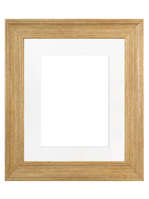 Scandi Oak Photo Frame With White Mount - image 1