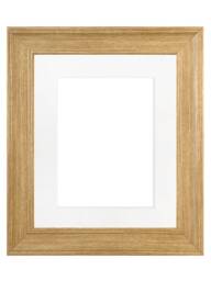 Scandi Oak Photo Frame With White Mount