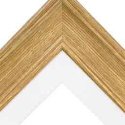 Scandi Oak Photo Frame With White Mount - thumbnail 2