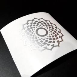 Sahasrara Chakra Decal, Sticker, Yoga Wall Decoraton, Wall Stickers, Decals, Crown Chakra Laptop Decoration, Stickers - thumbnail 2