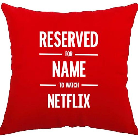 Netflix Personalised Cushion Cover