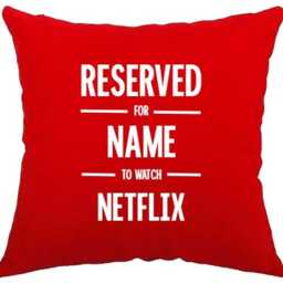 Netflix Personalised Cushion Cover