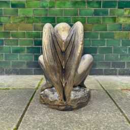 Garden Gargoyle Sculpture Concrete Guardian Stone Creature For Yard Monster Scary Figurine Gothic Ornament Lover Gift - thumbnail 4