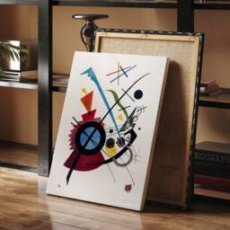Kandinsky Art Print, Exhibition Poster, Printable Modern Abstract Wall Art, Minimalist Violet Reproduction, Geometric Trendy Home Decor - thumbnail 3