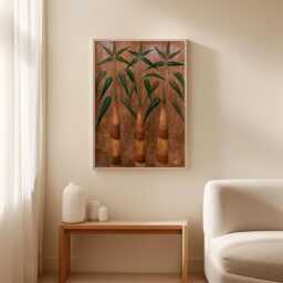Bamboo Poster, Japandi Botanical Wall Art, Zen Nature Print - thumbnail 3