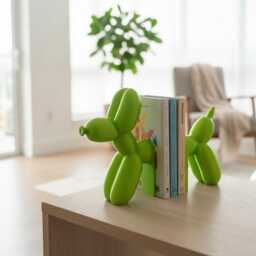 Balloon Dog Bookend, Quirky Shelf Decor, Unique Gifts - thumbnail 2