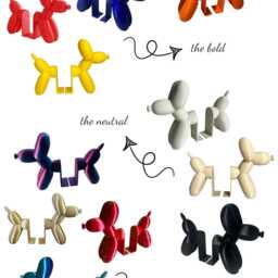 Balloon Dog Bookend, Quirky Shelf Decor, Unique Gifts - thumbnail 3