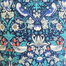 William Morris Lampshade Strawberry Thief Liberty Print, Art Nouveau Style - thumbnail 3