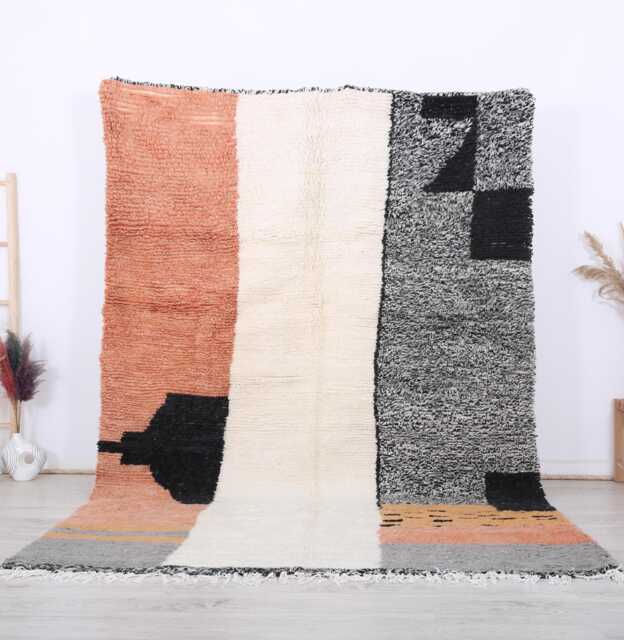 Custom Moroccan Rug, Colorful Berber Authentic Beni Ouarain Rug - image 1