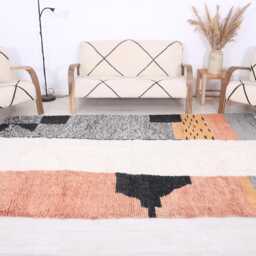 Custom Moroccan Rug, Colorful Berber Authentic Beni Ouarain Rug - thumbnail 4