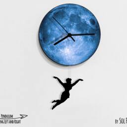 Circus Woman - Pendulum Wall Clock - thumbnail 2