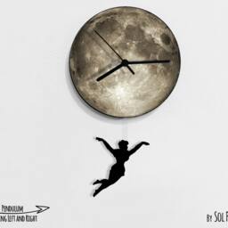 Circus Woman - Pendulum Wall Clock - thumbnail 3