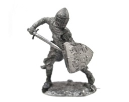 Tin 54mm Italy. Florence Knight 13Th Century Metal Miniature - thumbnail 1