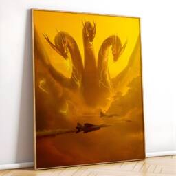 Monsterverse Posters, Kong, Godzilla, Mothra, Ghidorah, Skull Island, King Of Monsters, Retro, Vintage, Wall Art, Monarch Poster, Monsters - thumbnail 2