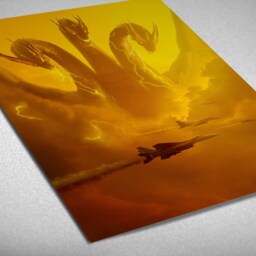 Monsterverse Posters, Kong, Godzilla, Mothra, Ghidorah, Skull Island, King Of Monsters, Retro, Vintage, Wall Art, Monarch Poster, Monsters - thumbnail 3