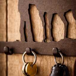 Cowboy Standing Beside Horse Key Holder - [4500009] - thumbnail 3