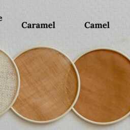 Flower Pendant Light in Linen, Rattan & Wood - Handmade Floral Ceiling Lamp Japandi Wabi Sabi Lighting Organic Modern Decor - thumbnail 4