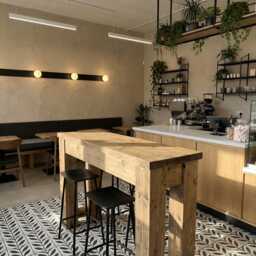 Canyon Solid Wood Table/Breakfast Bar For Cafe & Restaurants - thumbnail 1