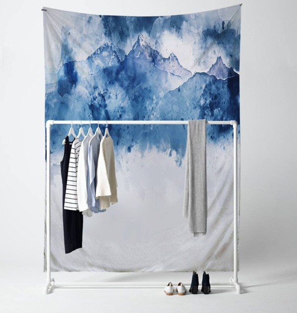 Mountains - Wall Tapestry Tapestry Hangings Wanderlust Bohemian Home Decor Dorm T#53 - image 1
