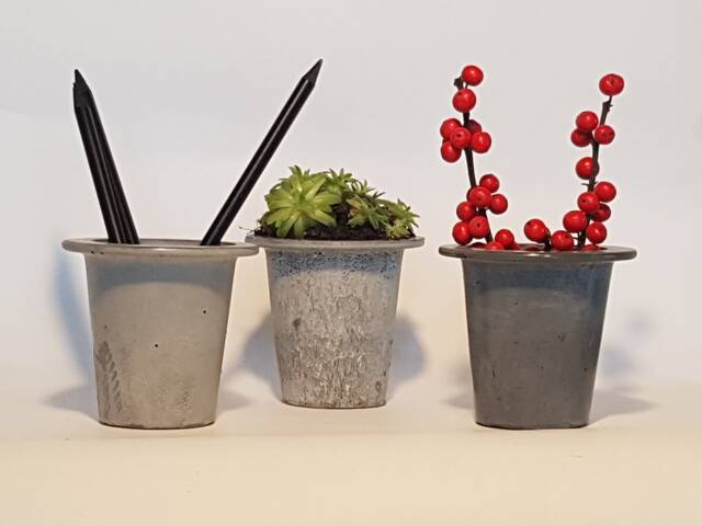 Concrete Planter, Pot, Pencil Holder - image 1