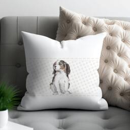 Personalized King Charles Spaniel Pillow Dog Lover Gift, Home Decor - thumbnail 2