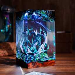 New - Kai, J, U No. 8 Resin Lamp Anime Led Night Light - Handmade Monster Ka, I, Ju Decor Gift For Fans - thumbnail 2