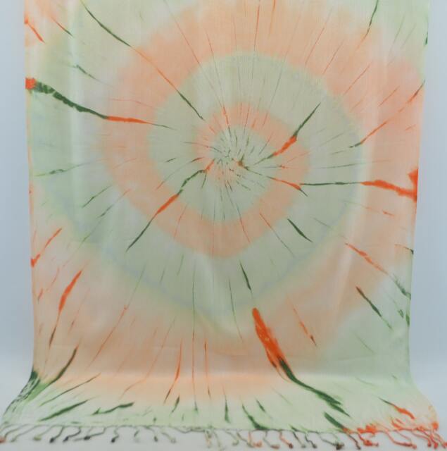 Batik Towel, Turkish Towel, Colorful Towel, Surfer Beach Towel, Dye Peshtemal, 38''x65 - image 1