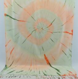 Batik Towel, Turkish Towel, Colorful Towel, Surfer Beach Towel, Dye Peshtemal, 38''x65 - thumbnail 1