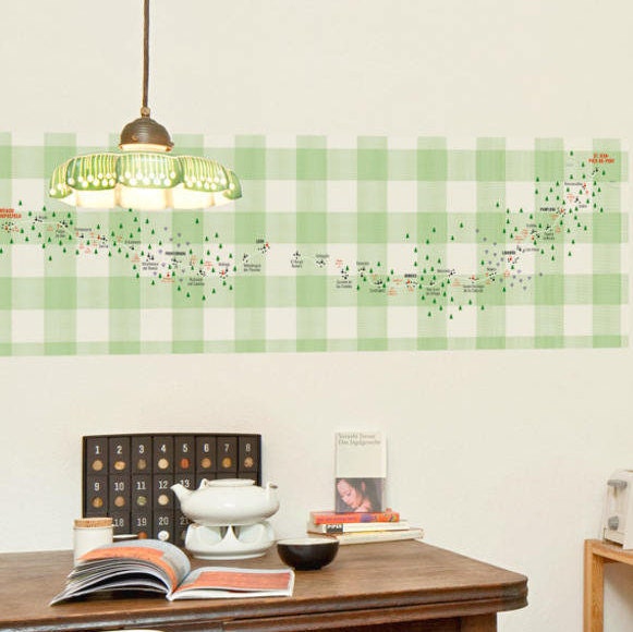 Picture Wallpaper Motif Jakobsweg, Self-Adhesive, - 150 X 50 cm Designer - Photo Wallpaper For Wall Decoration - image 1