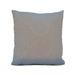 Ivory Pillow, Throw Pillow Cover, Decorative Silk Embroidery, Cushion Covers, Pillowcase, Accent Pillows, Linen, Embroidery - thumbnail 1