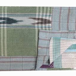 Vintage Kantha Quilt Handmade Bohemian Cotton Throw - 56x80 Inches - thumbnail 2