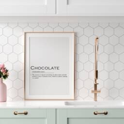 Chocolate Definition Statement Print, Wall Art For Chocolate Lovers, Available in Paper Sizes A5, A4 & A3 - thumbnail 2
