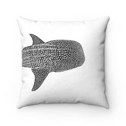 Whale Shark Throw Pillow - thumbnail 1