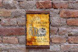 Alice in Wonderland Quote I Am Not Crazy, My Reality Is Just Different... Wood Framed Canvas Print, Nursery Kids Room Decor Art Home Wall - thumbnail 1