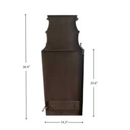 Vintage Wall Lantern With Glass Door, Double Light French Style Sconce - thumbnail 4