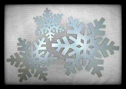 Metal Snowflake Wall Art Set Silver Holiday Decor - Set Of 3 - thumbnail 1