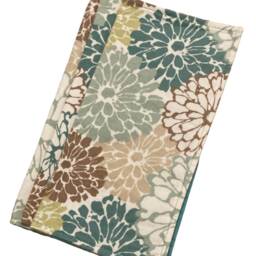 Blooming Flowers Cotton Lovey Blanket - Baby Security Blanket, Newborn Gift - thumbnail 2