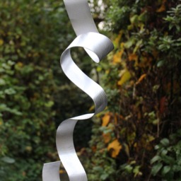 "Modern Large Abstract Aluminum Metal Sculpture Art Unique ""Roop" - thumbnail 2