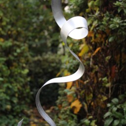 "Modern Large Abstract Aluminum Metal Sculpture Art Unique ""Roop" - thumbnail 3
