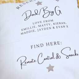 Personalized Pocket Cushion Gift, Customized Throw Pillow, Dad Gifts For Him, Custom Gift Dad, Grandpa For Him - thumbnail 2