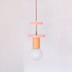 Kids Room Decor Hanging Lamp, Nursery Pendant Light, Baby Lamp Shade, Lighting Chandelier - thumbnail 2