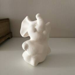 Elephant Miniature, Ready To Paint, Ceramic Bisque, Valentines Day Gift, Figurine, U-Paint, Unfinished Ceramics, Housewarming Gift