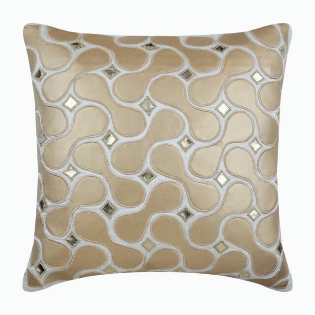 "Handmade Gold Pillow Case 24""x24""/26""x26" - image 1