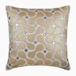 "Handmade Gold Pillow Case 24""x24""/26""x26" - thumbnail 1